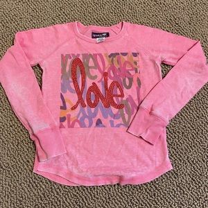 Sparkle by Stoopher waffle long sleeve tee